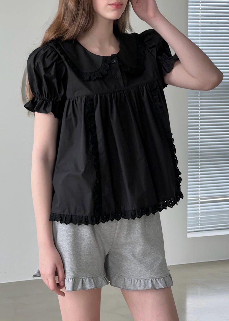 140 Avenue - Korean Women Fashion - #momslook - Cutie Balloon Blouse - 4