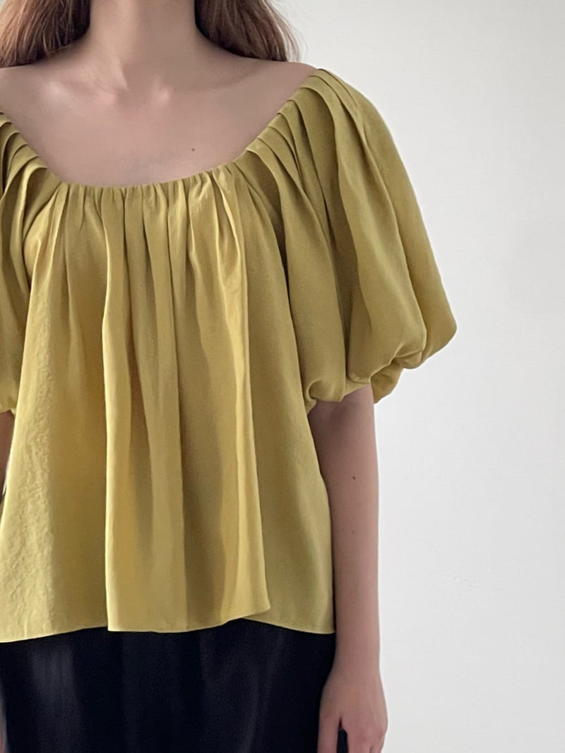 140 Avenue - Korean Women Fashion - #womensfashion - Berry Pleated Blouse - 10