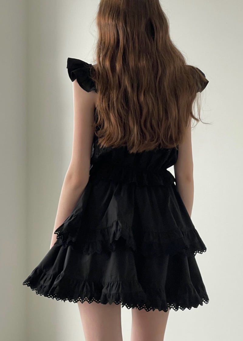 140 Avenue - Korean Women Fashion - #momslook - Double Shirred Tiered Skirt - 4