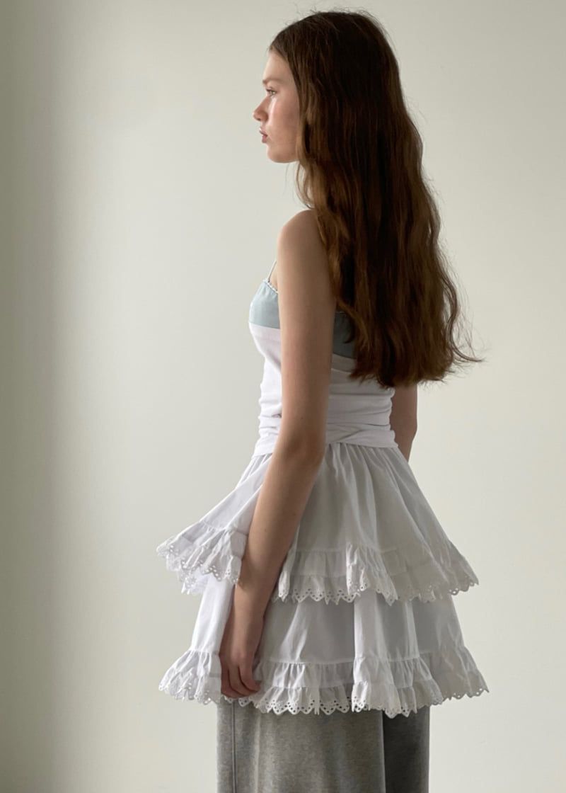 140 Avenue - Korean Women Fashion - #womensfashion - Double Shirred Tiered Skirt - 8