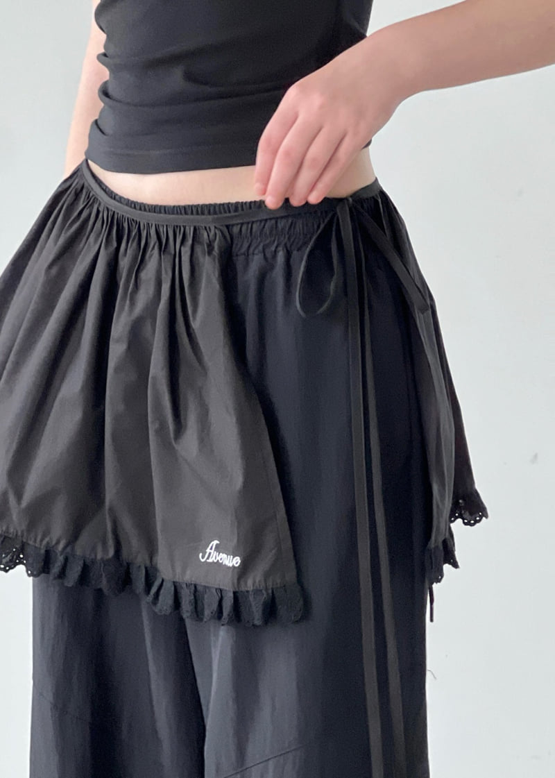 140 Avenue - Korean Women Fashion - #womensfashion - Embroidered Wrap Skirt - 6