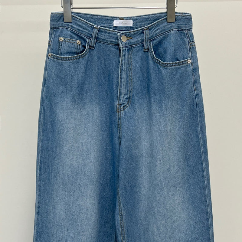 140 Avenue - Korean Women Fashion - #womensfashion - Linen Straight Denim - 2