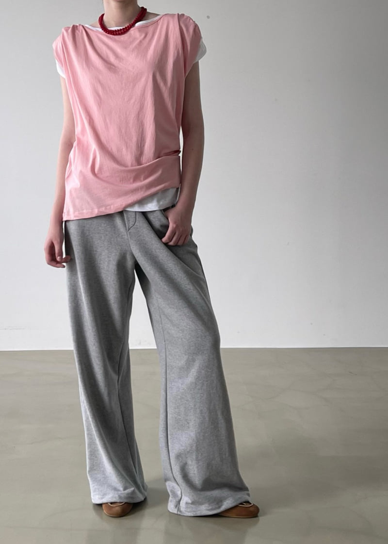 140 Avenue - Korean Women Fashion - #womensfashion - Semi Rivet Pants - 11