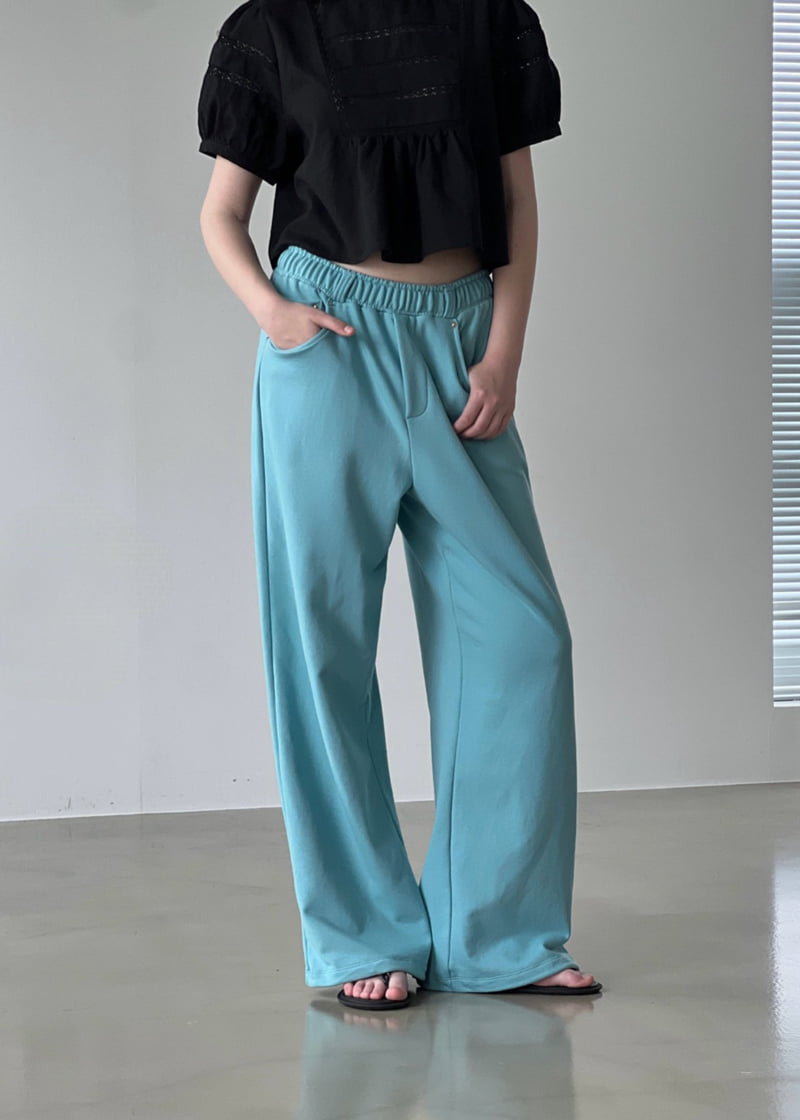 140 Avenue - Korean Women Fashion - #womensfashion - Semi Rivet Pants - 5