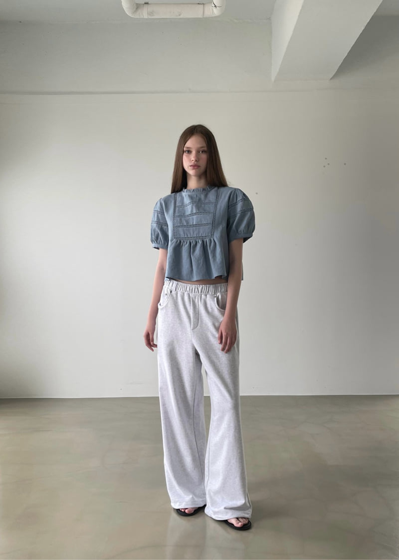 140 Avenue - Korean Women Fashion - #womensfashion - Semi Rivet Pants - 7