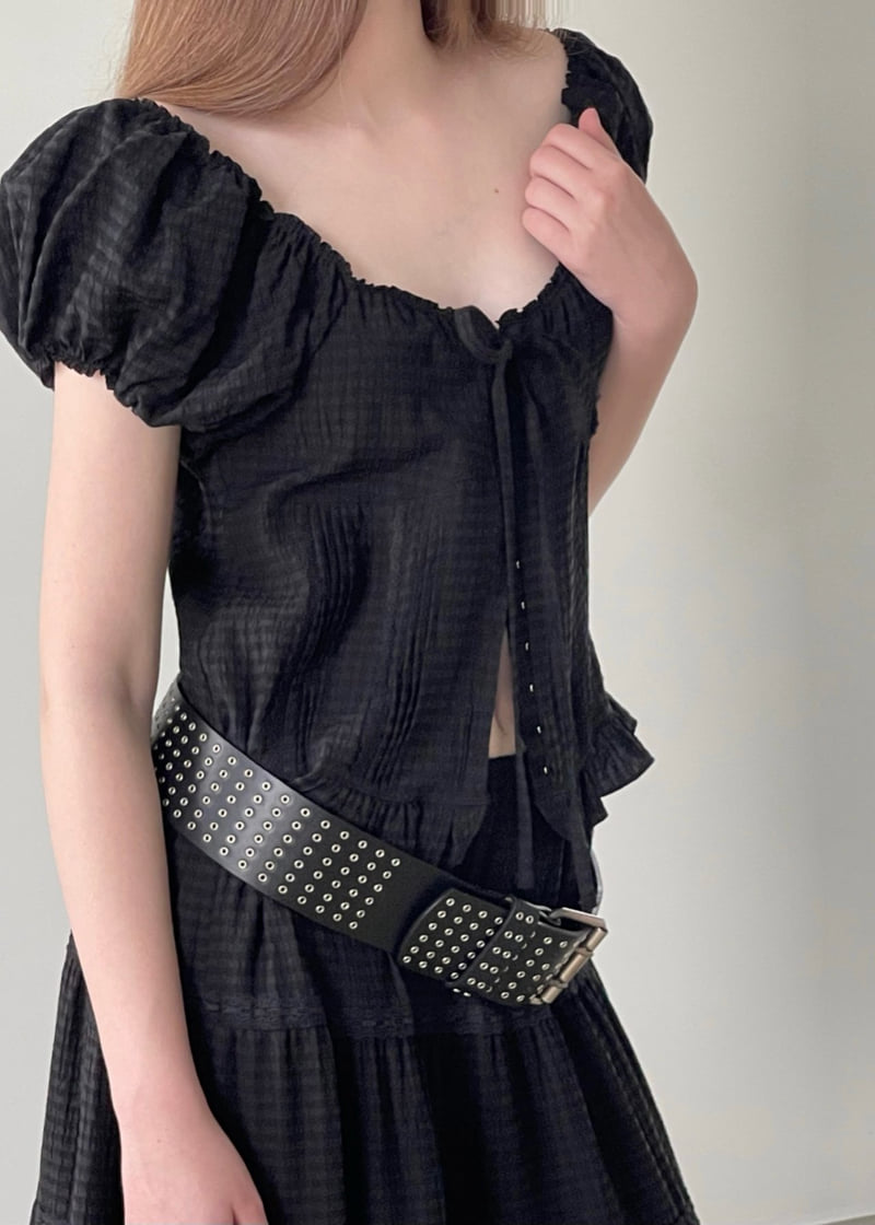 140 Avenue - Korean Women Fashion - #womensfashion - Birkin Shirred Blouse - 5
