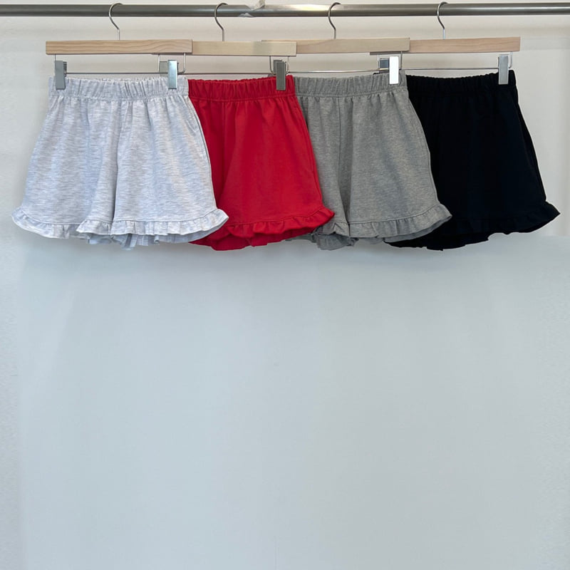 140 Avenue - Korean Women Fashion - #womensfashion - Frill Banding Shorts