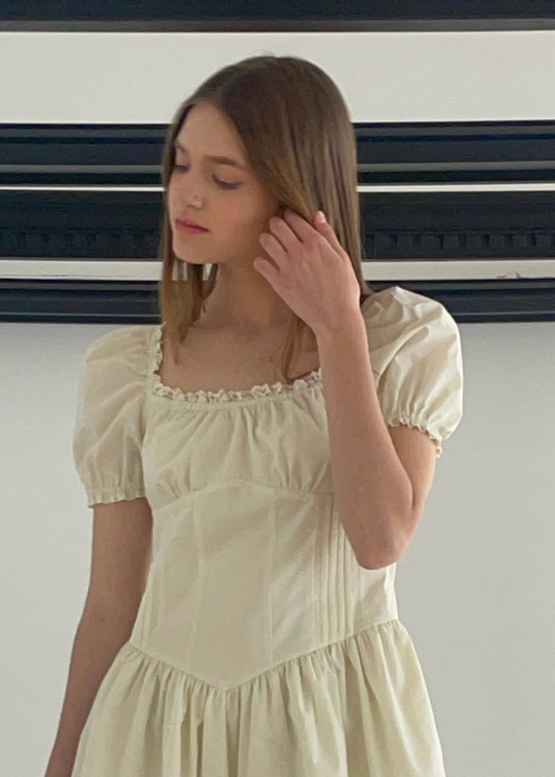 140 Avenue - Korean Women Fashion - #womensfashion - Lace Smocked One-piece - 10