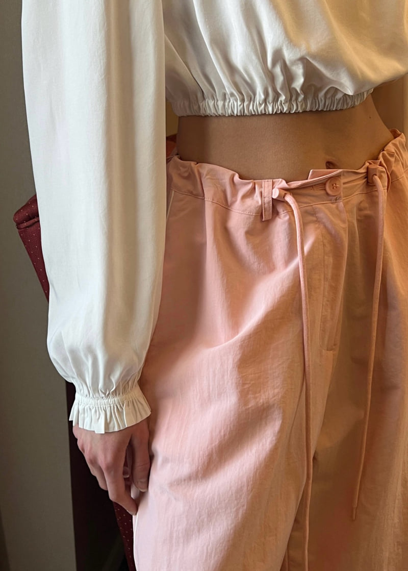 140 Avenue - Korean Women Fashion - #womensfashion - Contrast Piped Pants - 10