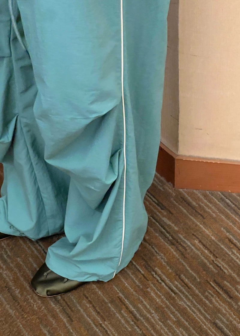140 Avenue - Korean Women Fashion - #womensfashion - Contrast Piped Pants - 8
