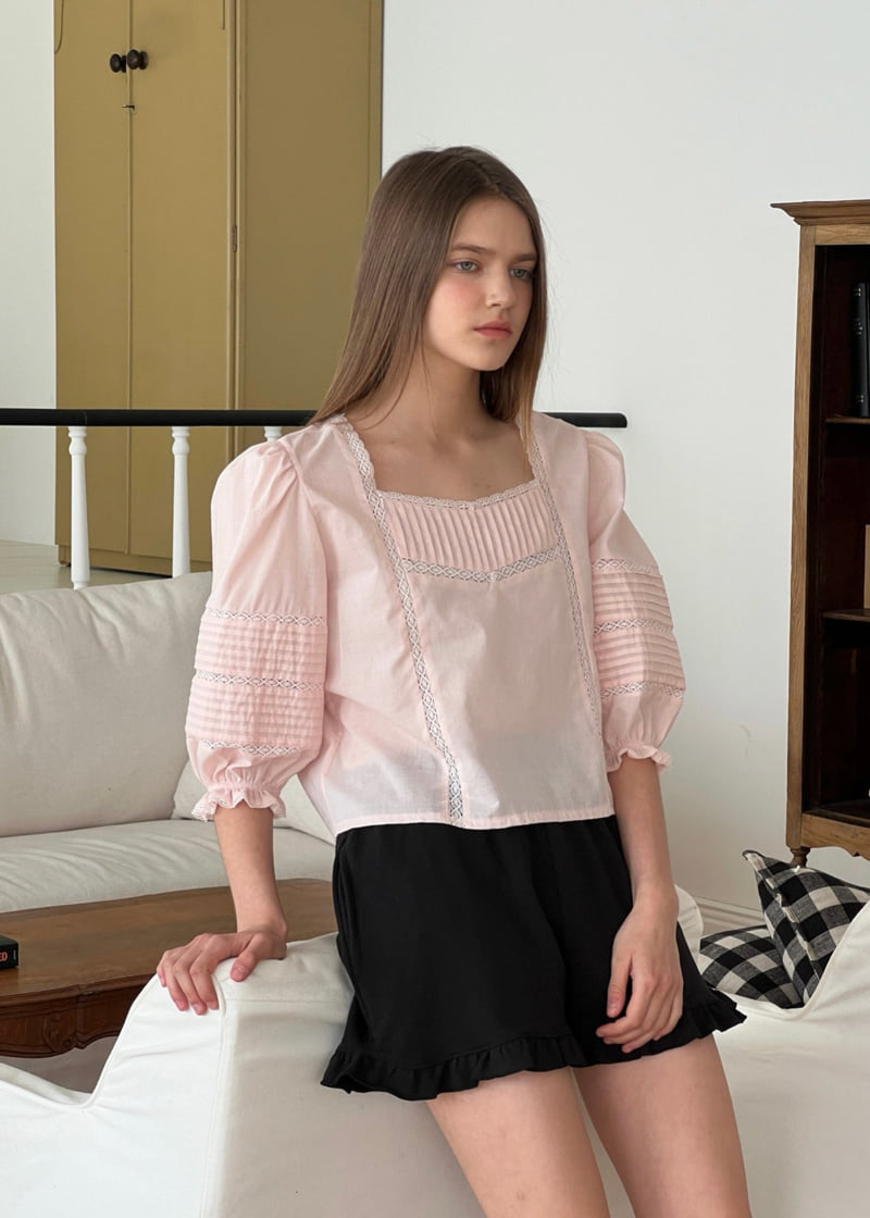 140 Avenue - Korean Women Fashion - #womensfashion - Romantic Embroidered Blouse - 8