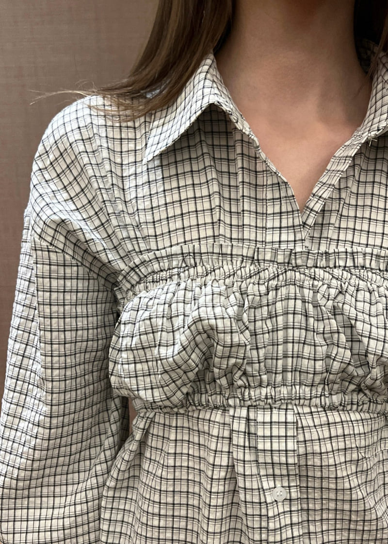 140 Avenue - Korean Women Fashion - #womensfashion - Set-Up Check Shirt - 10