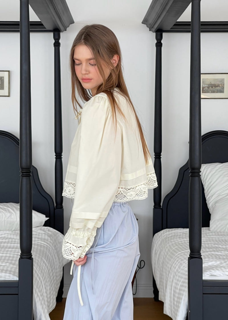 140 Avenue - Korean Women Fashion - #womensfashion - Torsion Combo Blouse - 11