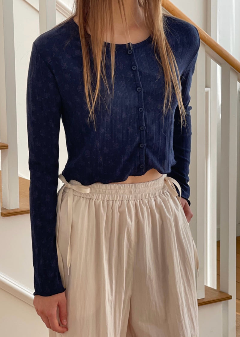 140 Avenue - Korean Women Fashion - #womensfashion - Floral Cardigan - 10