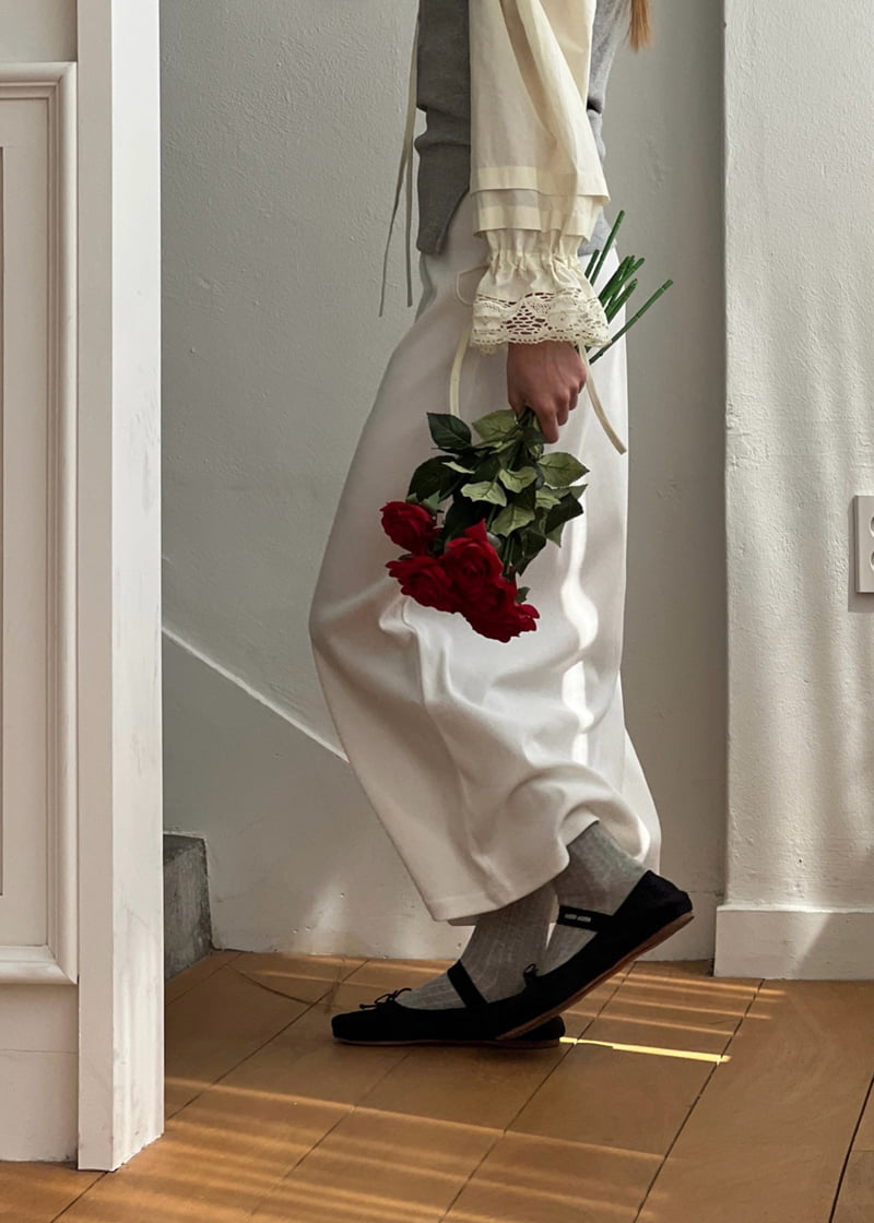 140 Avenue - Korean Women Fashion - #womensfashion - Ribbed Banding Skirt - 9
