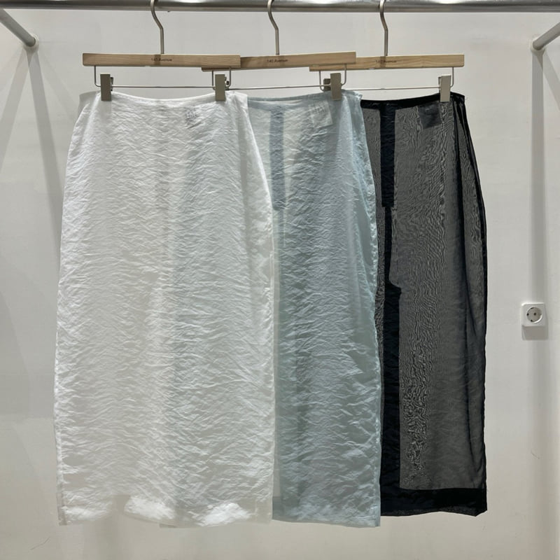 140 Avenue - Korean Women Fashion - #womensfashion - Haze Sheer Skirt