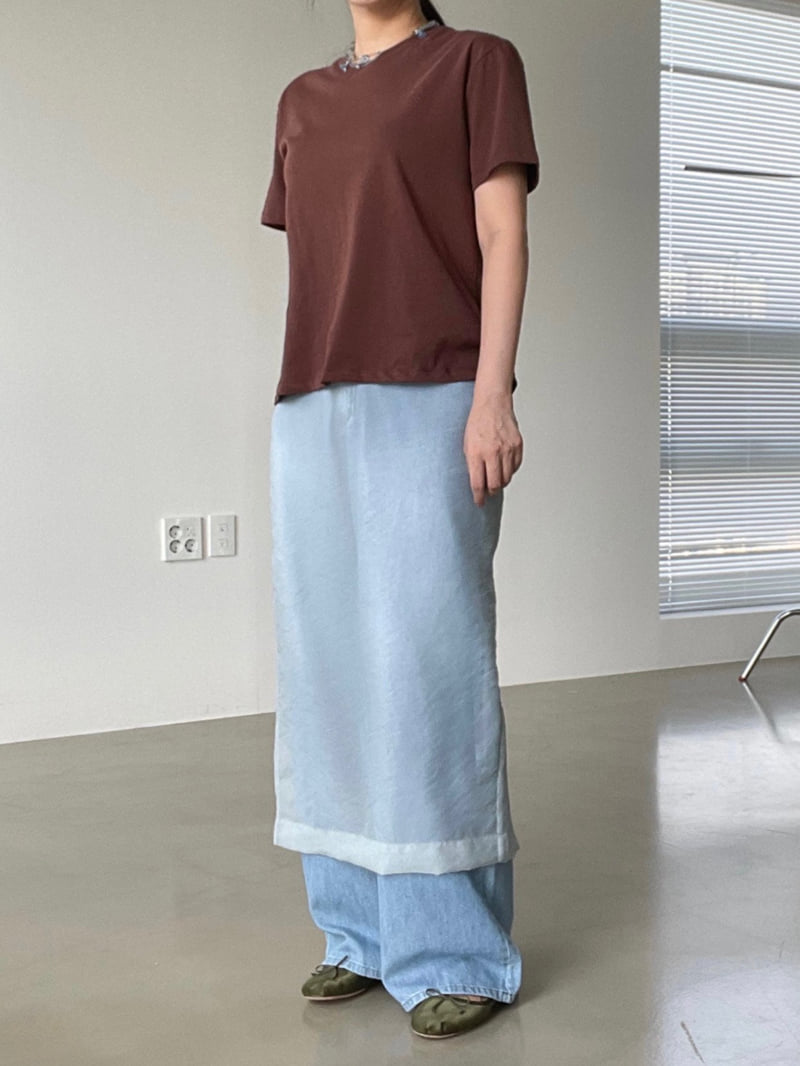 140 Avenue - Korean Women Fashion - #womensfashion - Easy Cotton Tee - 6