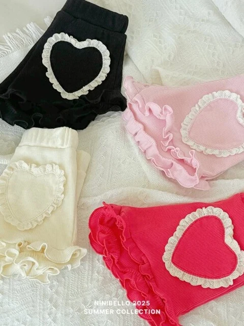 Heart Pom-Pom Shorts