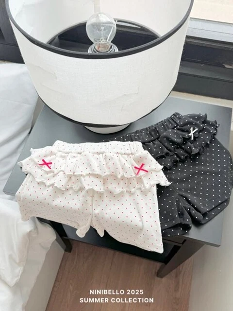 Dot Frill Pants