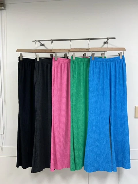 Wrinkle Bootcut Pants