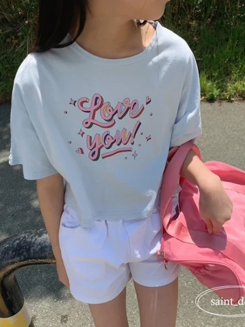 Love You Crop Tee