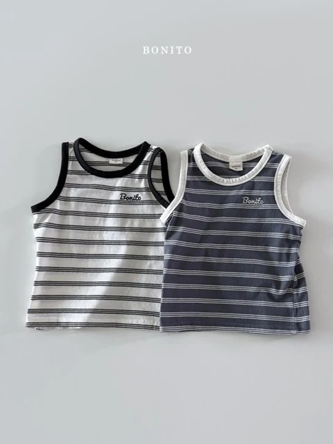 Double Line Ribbed Sleeveless