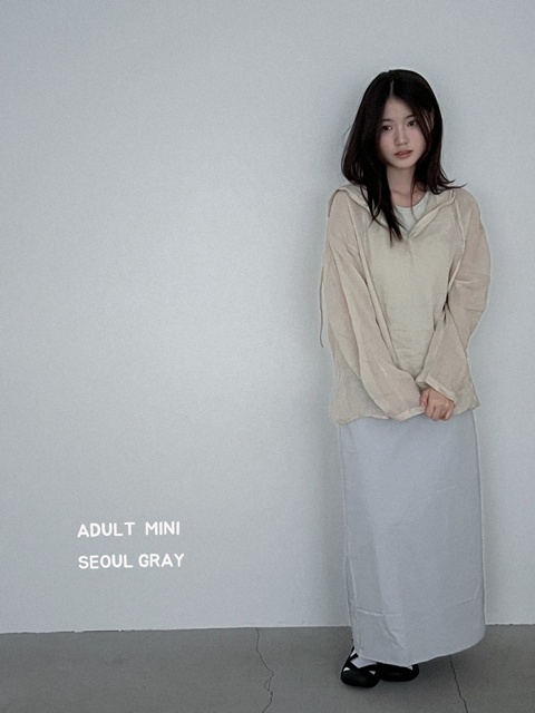 Adult Linen Hoodie