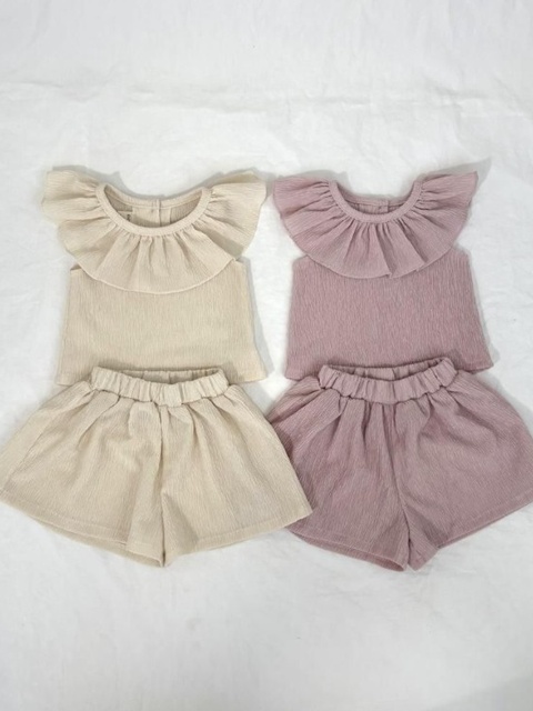 Frill Sleeveless Set