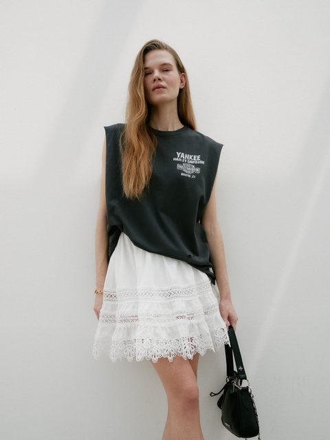 M Scallop Tiered Skirt M Scallop Tiered Skirt