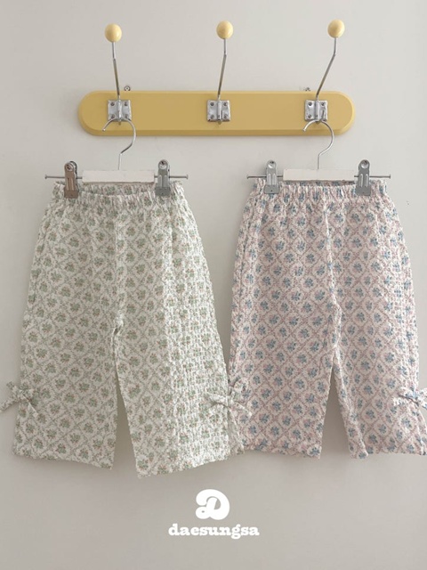 Eyelet Slit Ribbon Pants Eyelet Slit Ribbon Pants