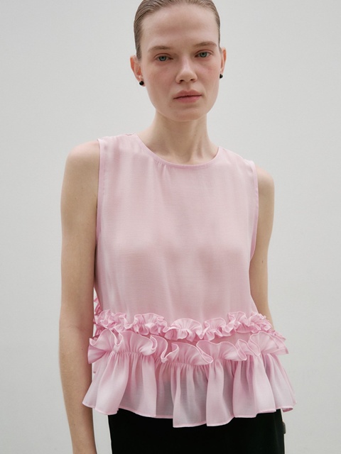 Frill Shirring Blouse Frill Shirring Blouse