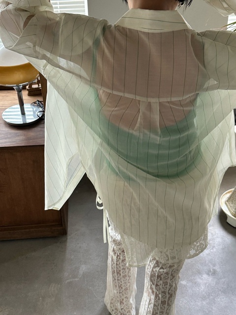 Tencel Stripe Shirt
