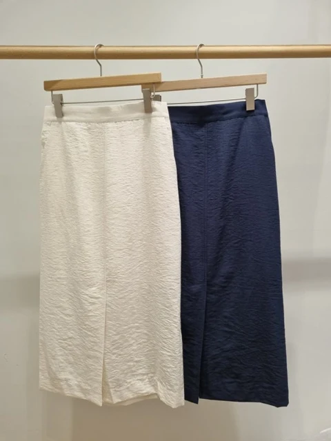 Washed Front Slit Skirt Washed Front Slit Skirt