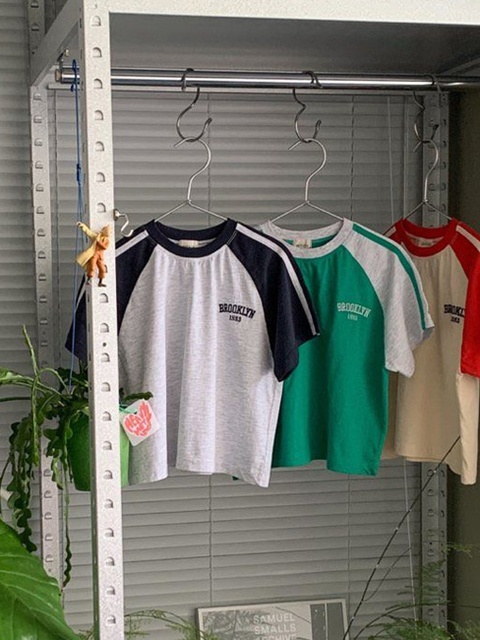 Brooklyn Raglan Embroidery Tee
