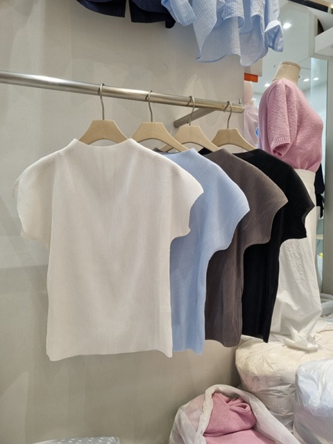 Half High Pleats Tee Half High Pleats Tee