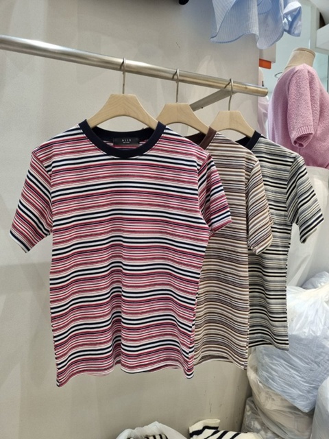 Multi Stripe Span Tee Multi Stripe Span Tee