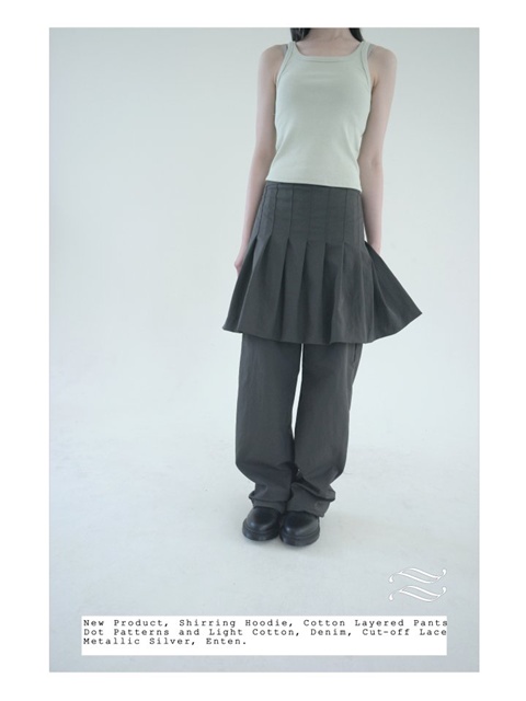 Aid Pleated Skirt Pants Aid Pleated Skirt Pants