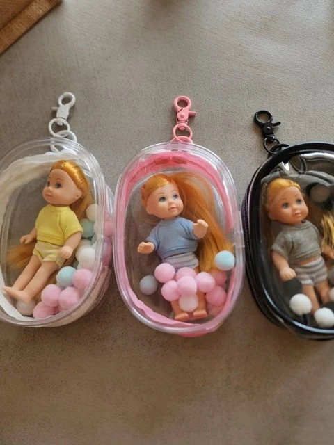 Pom Pom Case Babydoll Keyring Pom Pom Case Babydoll Keyring