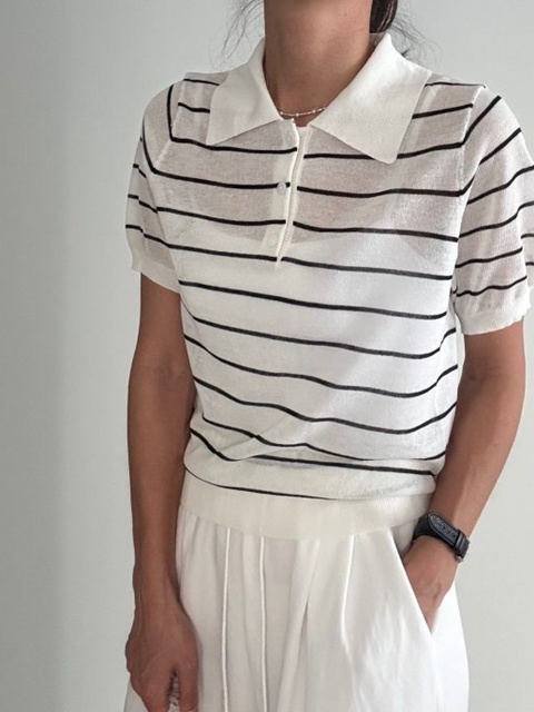 Someone Short Sleeve Knit Someone Short Sleeve Knit