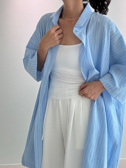 Baleen Linen Long Shirt Baleen Linen Long Shirt
