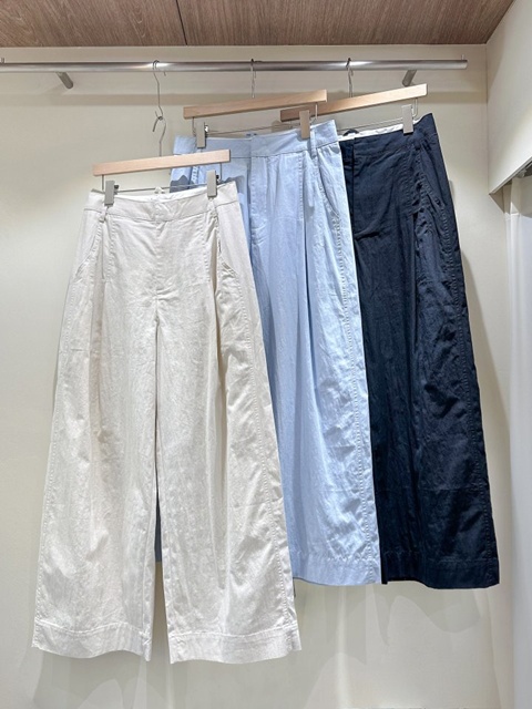 Pocket Pintuck Wide Pants Pocket Pintuck Wide Pants