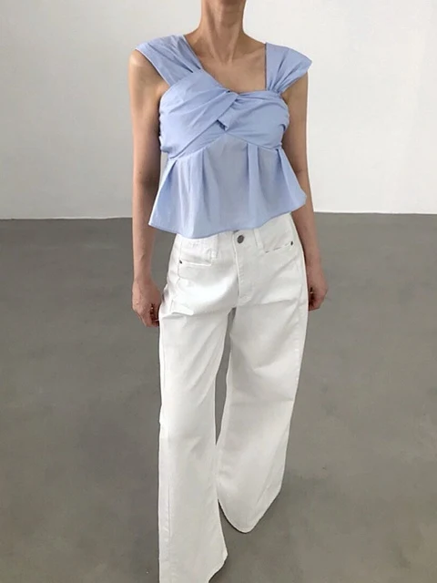 Dolce Asymmetric Sleeveless Top Dolce Asymmetric Sleeveless Top