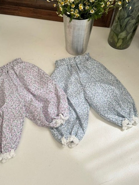 Flower Lace Jogger Pants