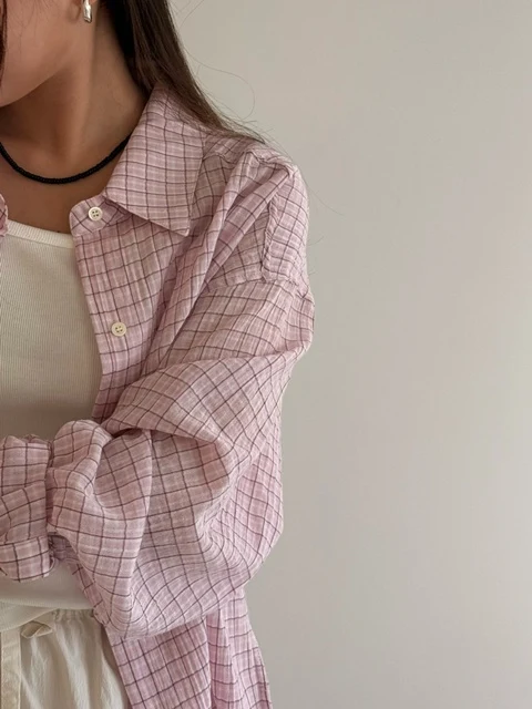 Tassel Check Shirt