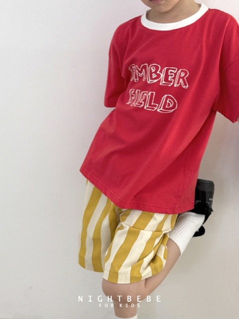 Amber Contrast Short Sleeve Tee Amber Contrast Short Sleeve Tee