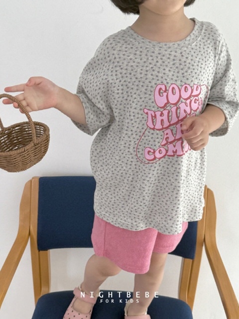 Flower Coming Short Sleeve Tee Flower Coming Short Sleeve Tee