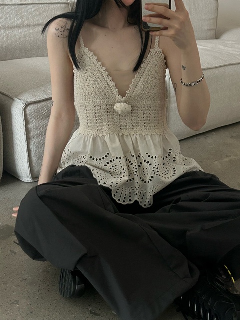 Rose Brooch Set Sleeveless