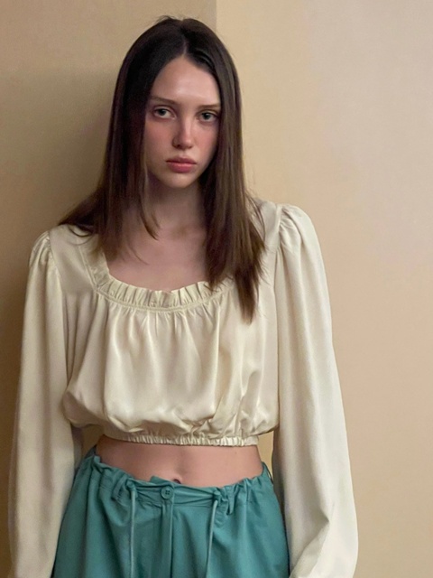 Silk Frill Blouse