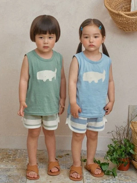 Whale Top Bottom Set Whale Top Bottom Set