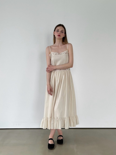 Pintuck Long One-piece Pintuck Long One-piece